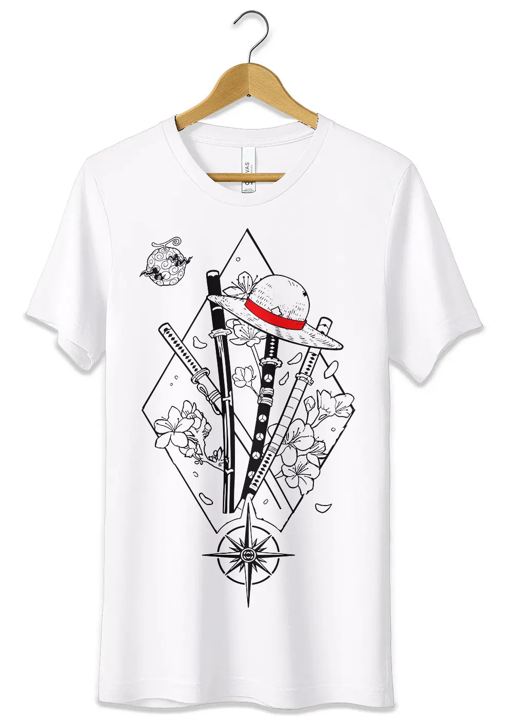 T-Shirt Maglietta Simboli Anime One Piece